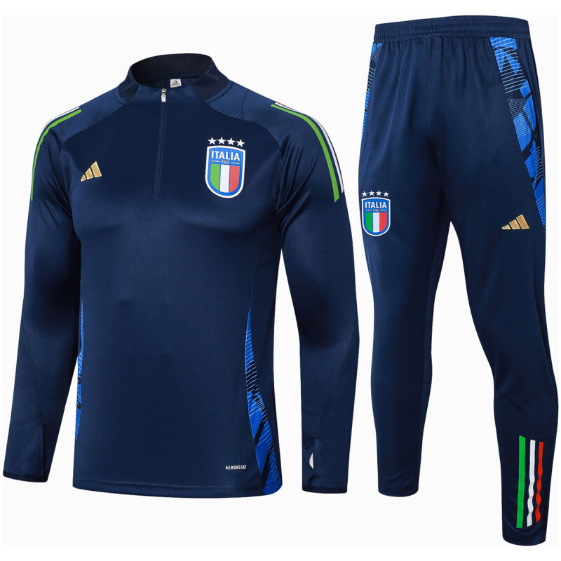 Mens Italy Training Suit Royal 2024