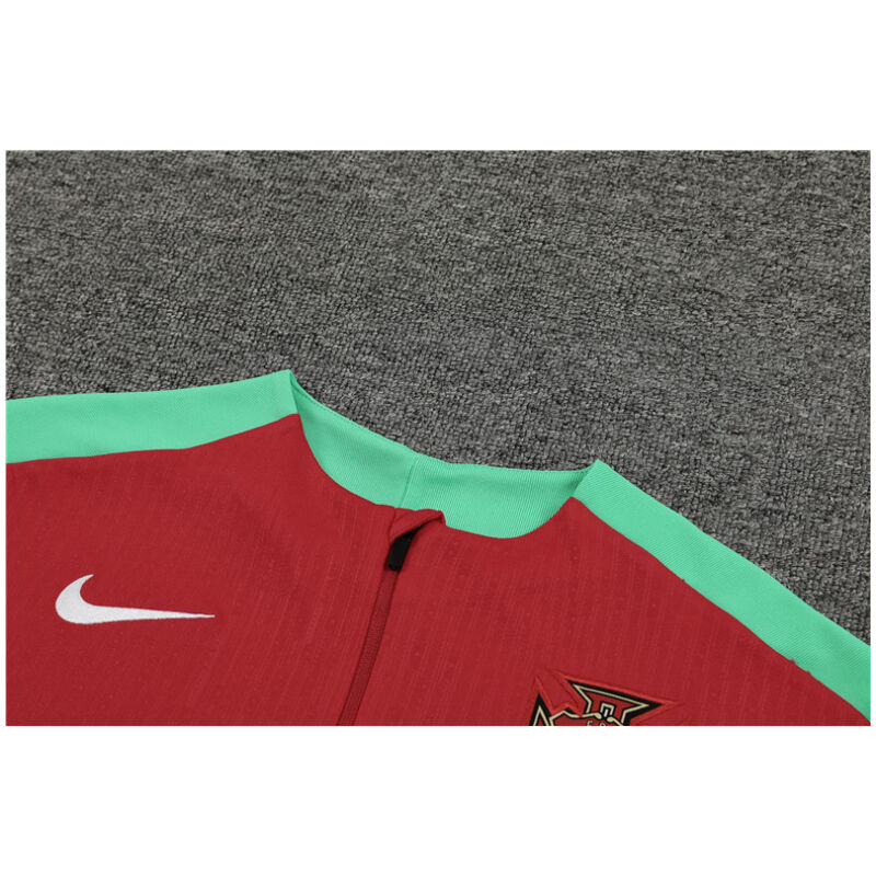 Mens Portugal Training Suit Red 2024