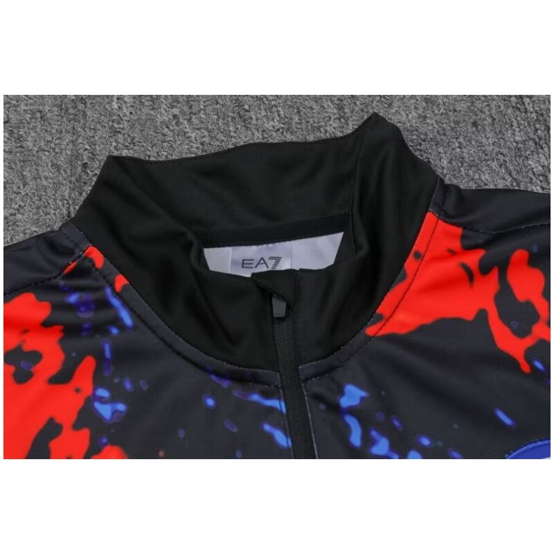 Mens Napoli Training Suit Red-Black 2024/25