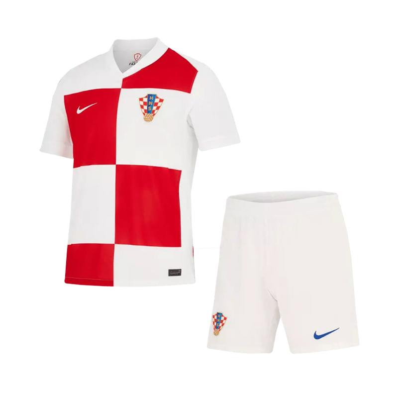 Kids Croatia Home Jersey 2024