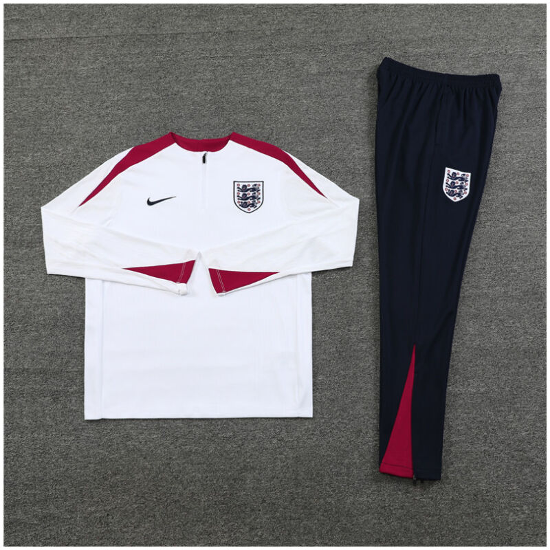 Kids England Training Suit White 2024