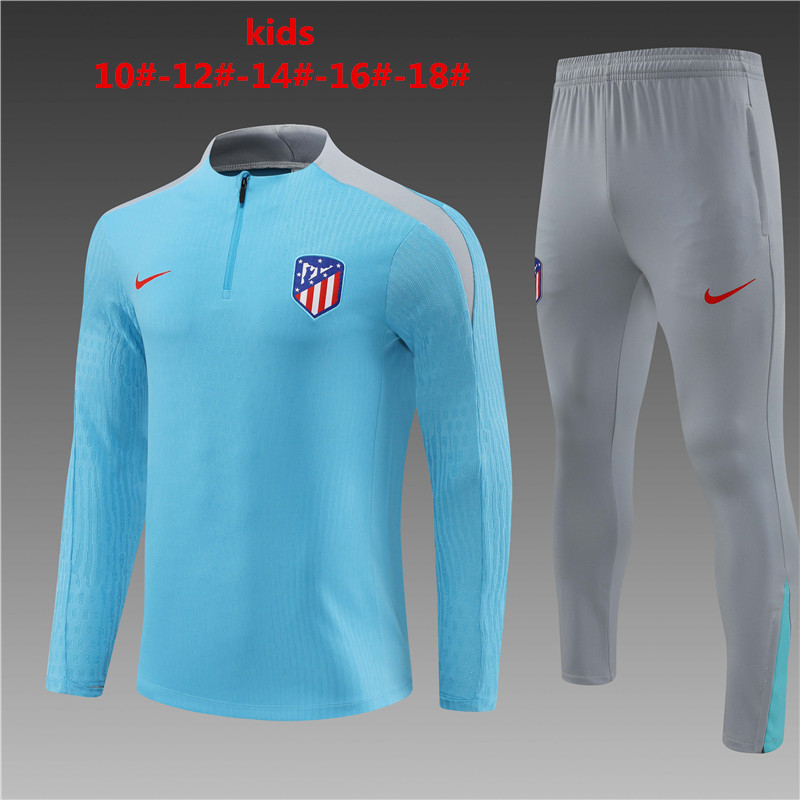 Kids Atletico Madrid Training Suit Light Blue 2024/25