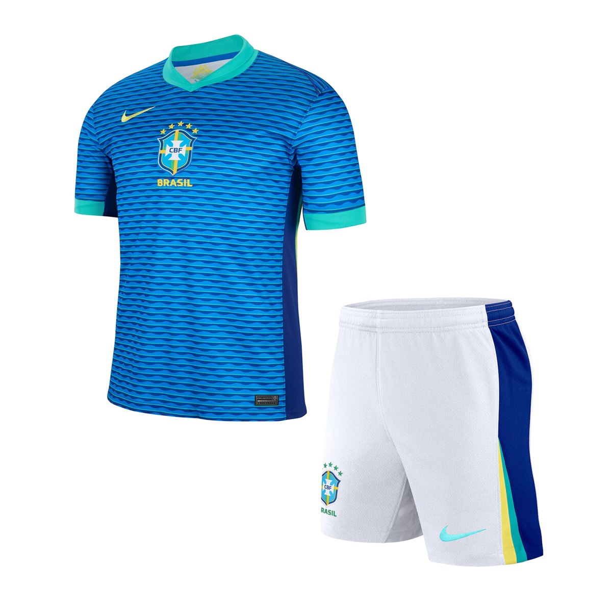 Kids Brazil Away Jersey 2024