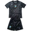 Kids Brazil Black Goalkeeper Jersey 2024