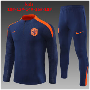 Kids Netherlands Training Suit Royal 2024