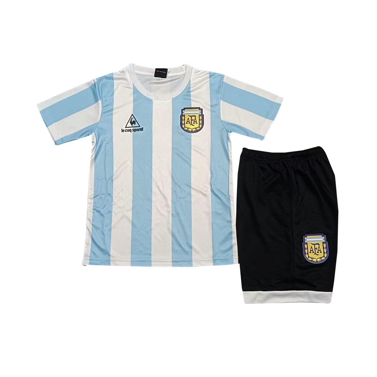 Kids Retro Argentina Home Jersey 1986