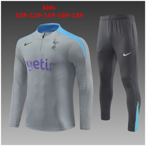 Kids Tottenham Hotspur Training Suit Light Grey 2024/25