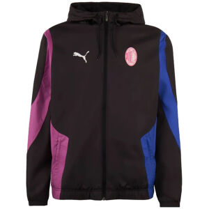 Mens AC Milan All Weather Windrunner Jacket Black 2024/25