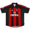 Mens AC Milan Retro Home Jersey 2000/02