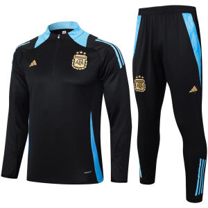 Mens Argentina Training Suit Black 2024