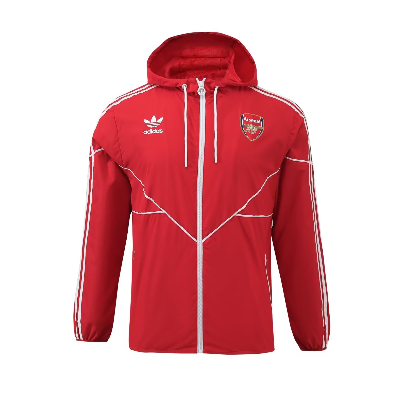 Mens Arsenal All Weather Windrunner Jacket Red 2024/25