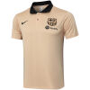 Mens Barcelona Polo Shirt Apricot 2024/25