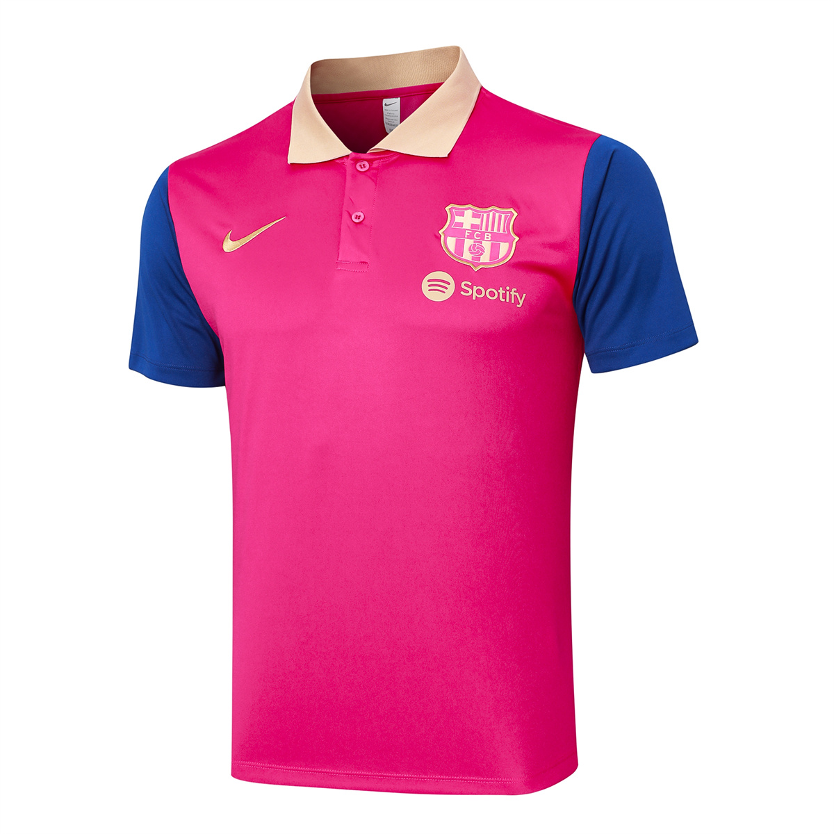Mens Barcelona Polo Shirt Red 2024/25
