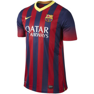 Mens Barcelona Retro Home Jersey 2013/14