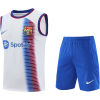 Mens Barcelona Singlet Suit White 2024/25