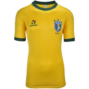 Mens Brazil Retro Home Jersey 1982