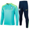 Mens Brazil Training Suit Green 2024