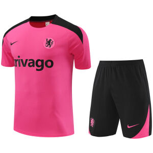 Mens Chelsea Short Training Suit Pink 2024/25