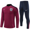 Mens England Training Suit Burgundy 2024