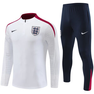 Mens England Training Suit White 2024