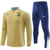 Mens France Training Suit Gold 2024