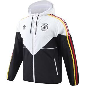 Mens Germany All Weather Windrunner Jacket White-Black 2024