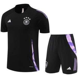 Mens Germany Short Training Suit Black 2024