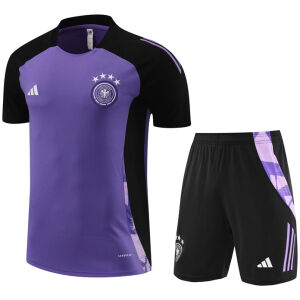 Mens Germany Short Training Suit Purple 2024
