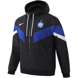 Mens Inter Milan All Weather Windrunner Jacket Black 2024/25