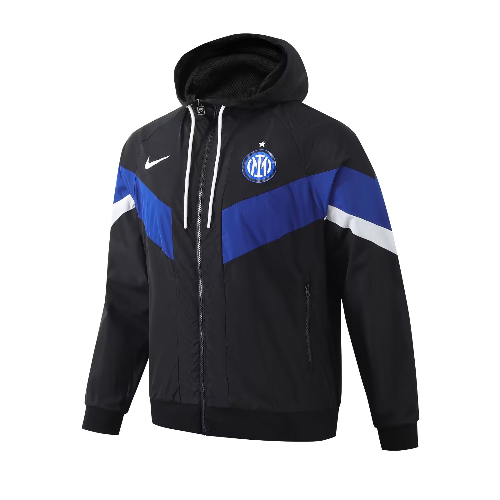 Mens Inter Milan All Weather Windrunner Jacket Black 2024/25
