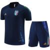 Mens Italy Short Training Suit Royal 2024