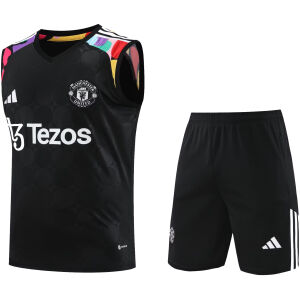 Mens Manchester United Singlet Suit Black 2024/25