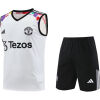 Mens Manchester United Singlet Suit White 2024/25