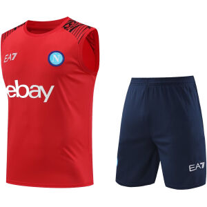 Mens Napoli Singlet Suit Red 2024/25