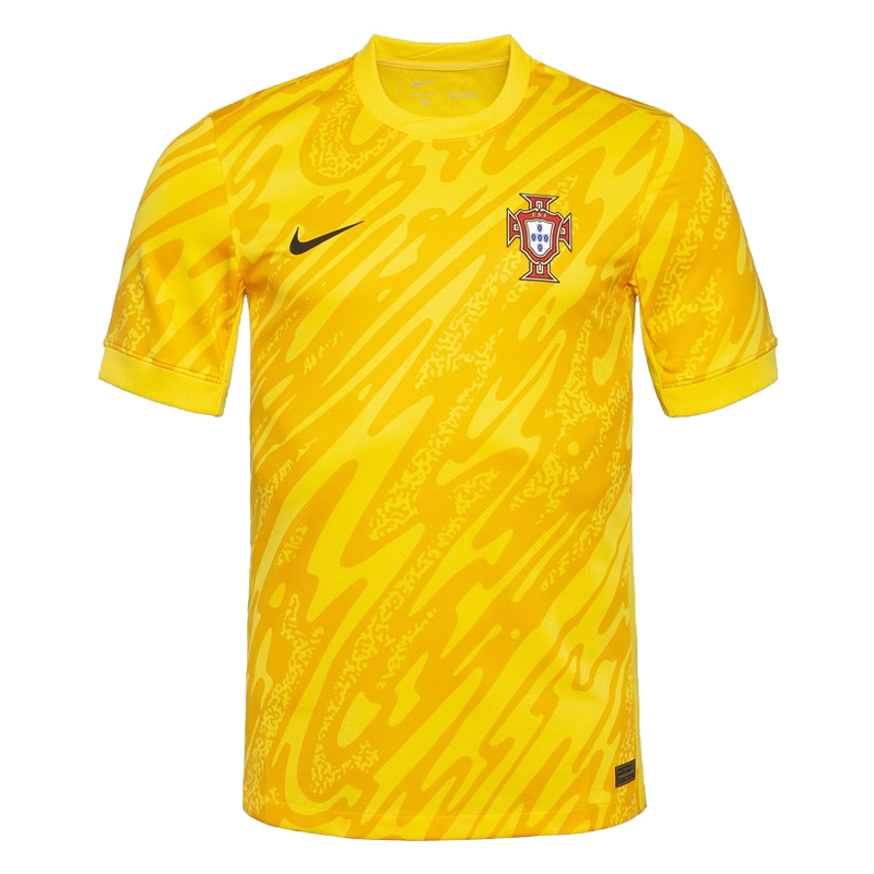 Mens Portugal Goalkeeper Yellow Jersey 2024