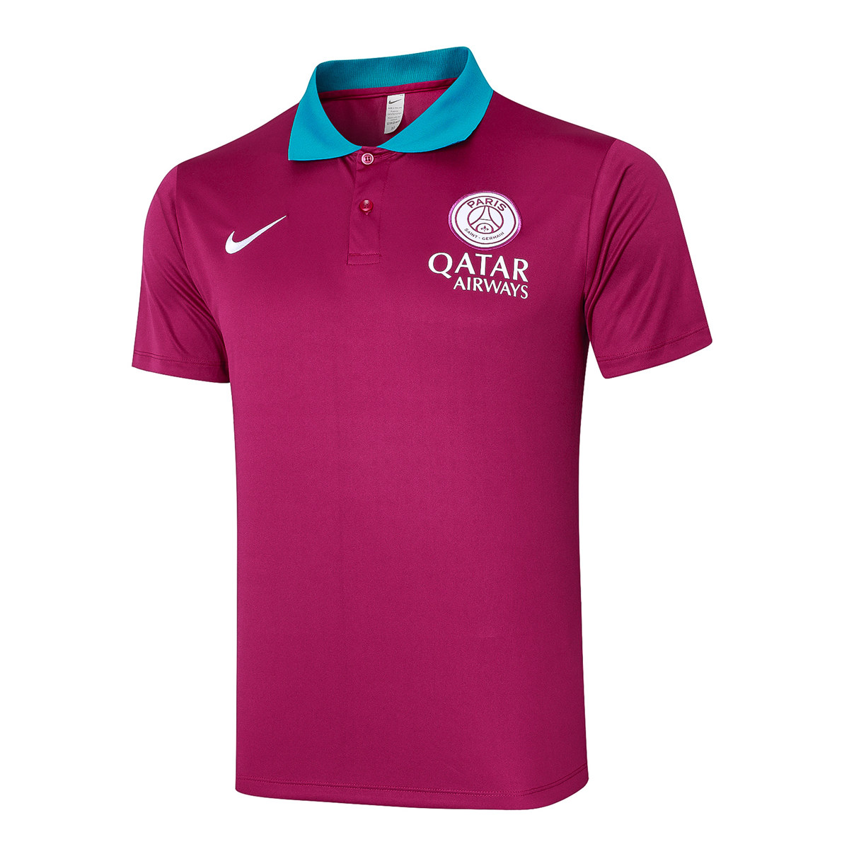 Mens PSG Polo Shirt Purple 2024/25