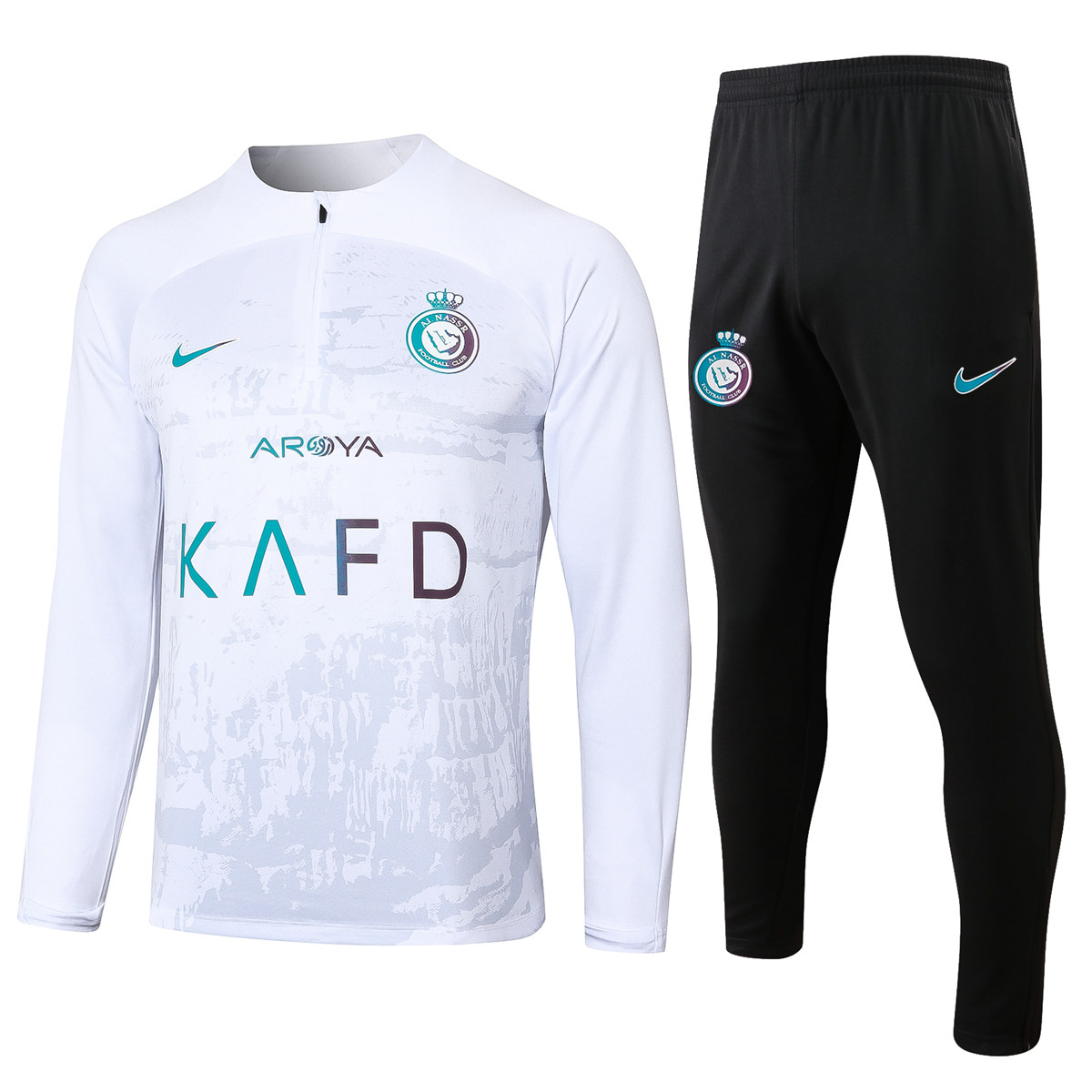 Mens Riyadh Al-Nassr Training Suit White 2023/24