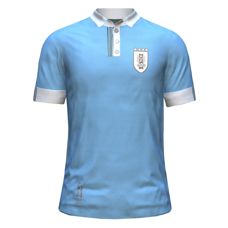 Mens Uruguay Anniversary Home Jersey 2024