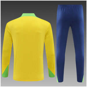 Kids Brazil Training Suit Yellow 2024