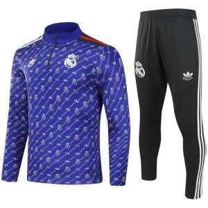 Herren Real Madrid Trainingsanzug Lila 2024/25