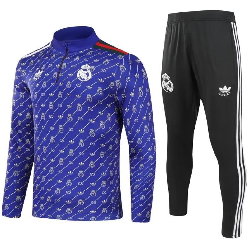 Mens Real Madrid Training Suit Purple 2024/25