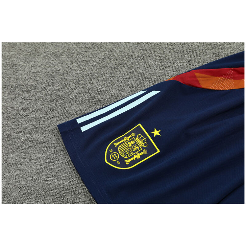 Mens Spain Short Training Suit Royal 2024
