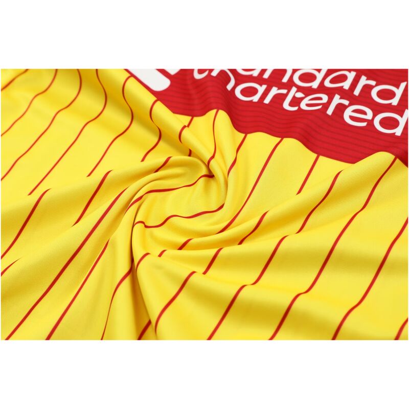 Mens Liverpool Short Training Suit Yellow 2024/25