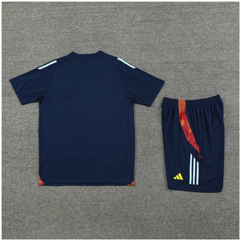 Kids Spain Short Training Suit Royal 2024