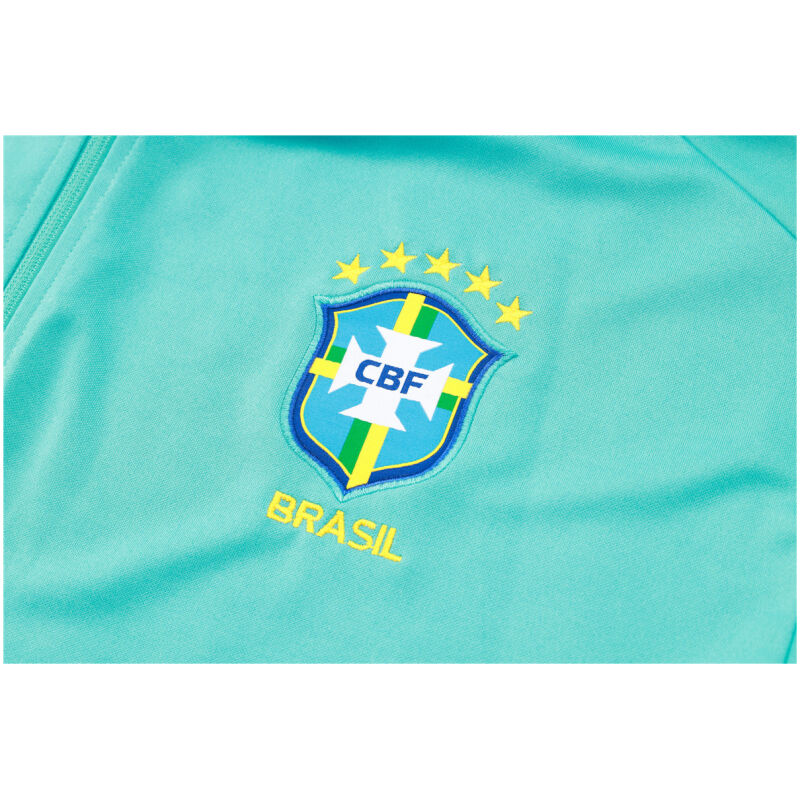 Mens Brazil Jacket + Pants Training Suit Green 2024