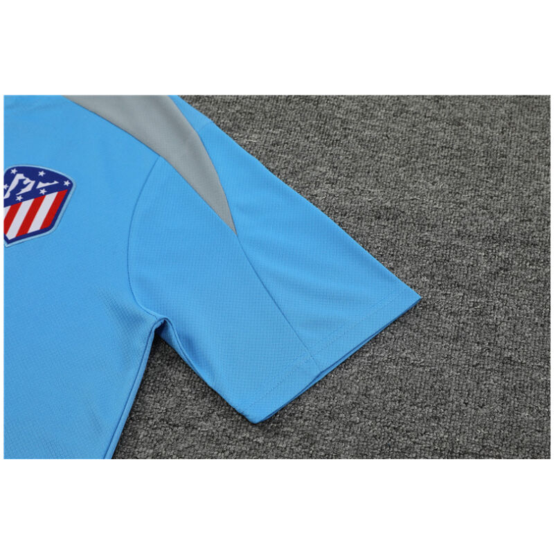 Mens Atletico Madrid Short Training Suit Light Blue 2024/25