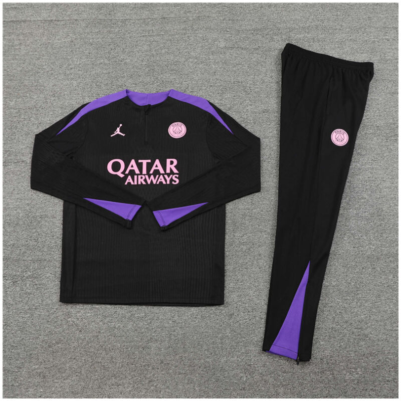Kids PSG x Jordan Training Suit Black 2024/25