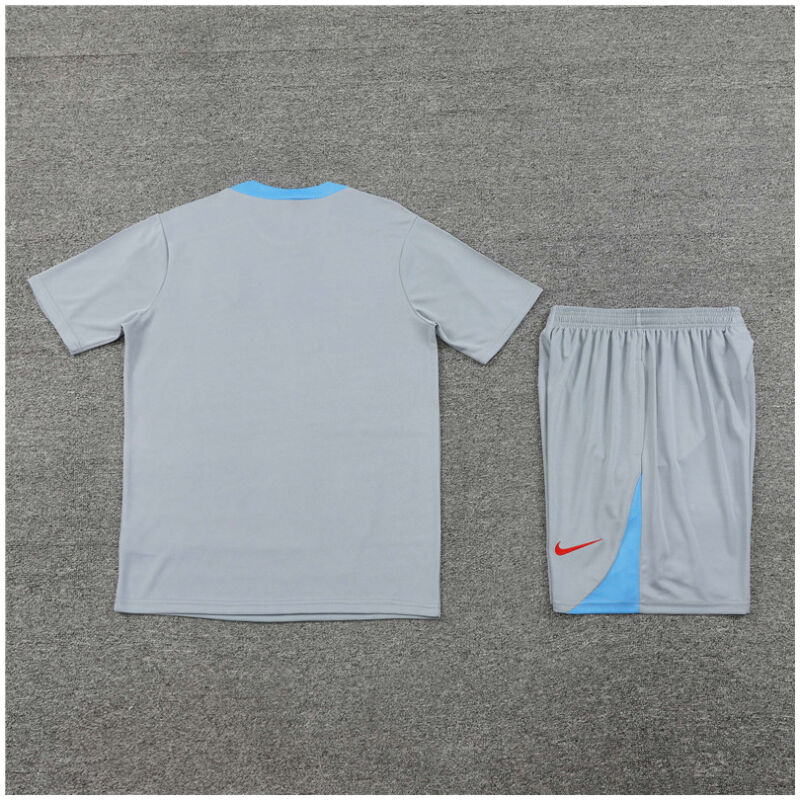 Kids Atletico Madrid Short Training Suit Grey 2024/25