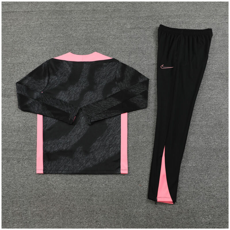 Kids PSG Training Suit Black – Pink 2024/25