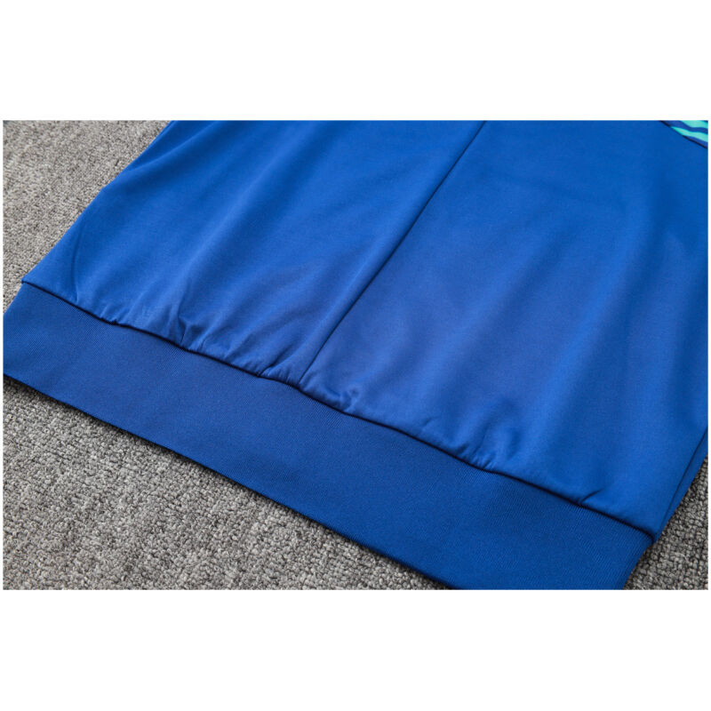 Mens Brazil Jacket + Pants Training Suit Blue 2024